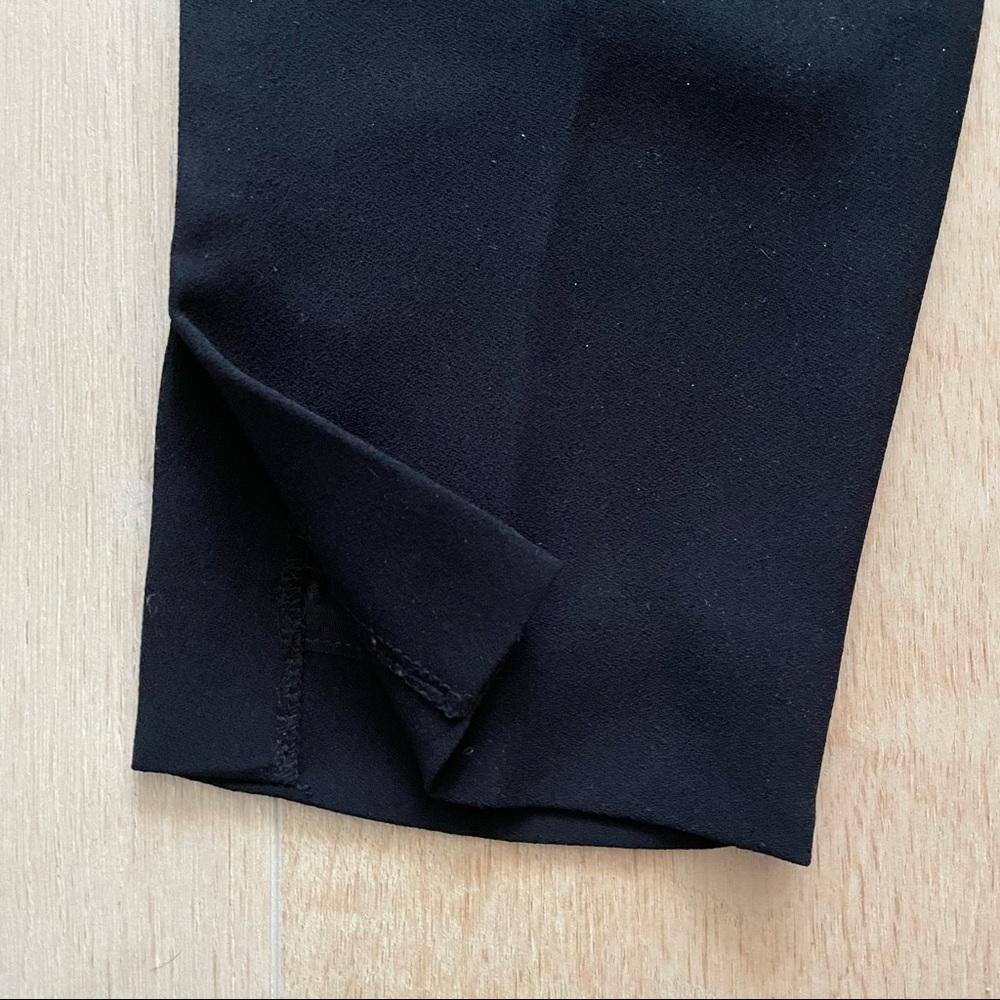ANTHROPOLOGIE Essentials Pull-on Black High Waisted Pants - Picture 6 of 13